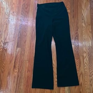 cute extra high rise black boot-cut leggings